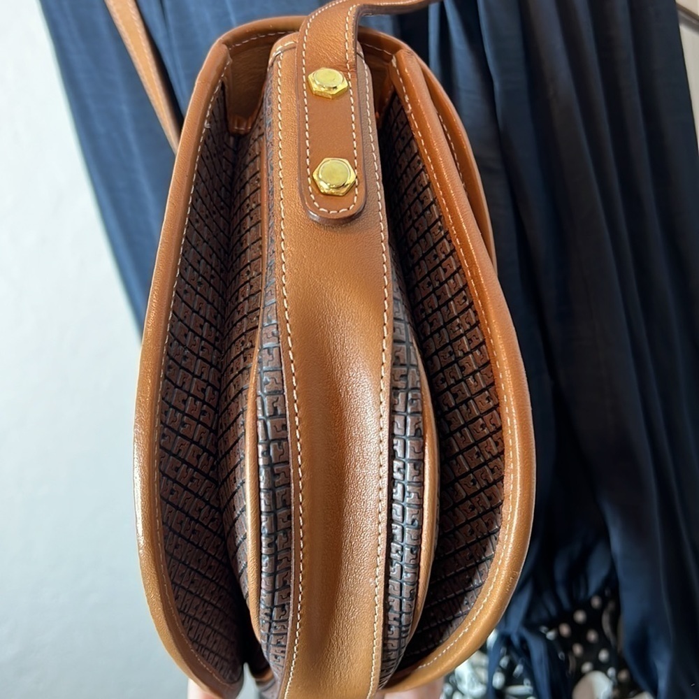 Vintage Ted Lapidus Leather Cross Bag - Picture 5 of 14